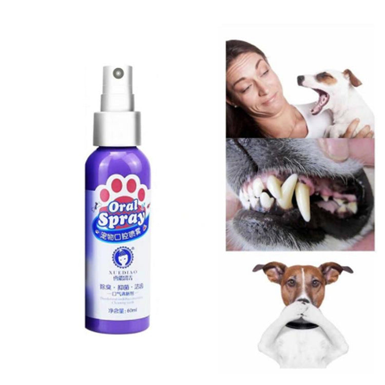 New Pet mouth freshening and sterilizing spray