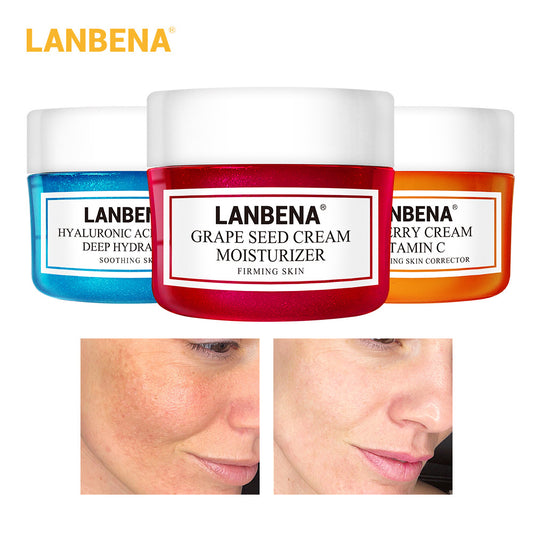 LANBENA Grape Seed VC Hyaluronic Acid Moisturizing Nourishing Cream 40g