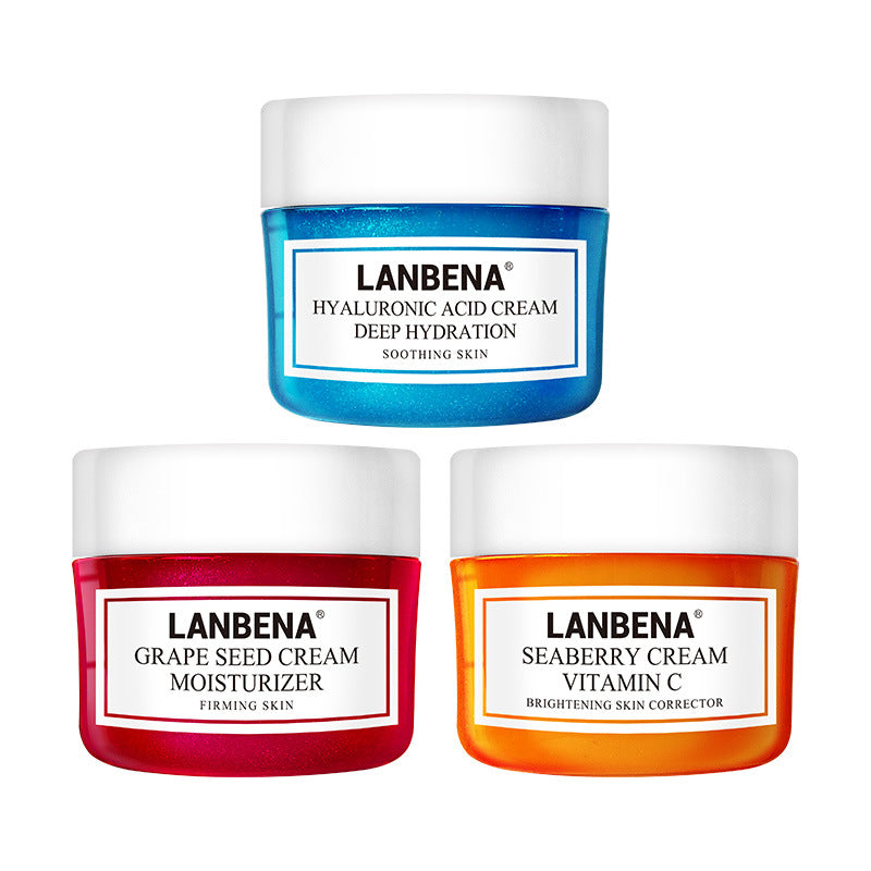 LANBENA Grape Seed VC Hyaluronic Acid Moisturizing Nourishing Cream 40g