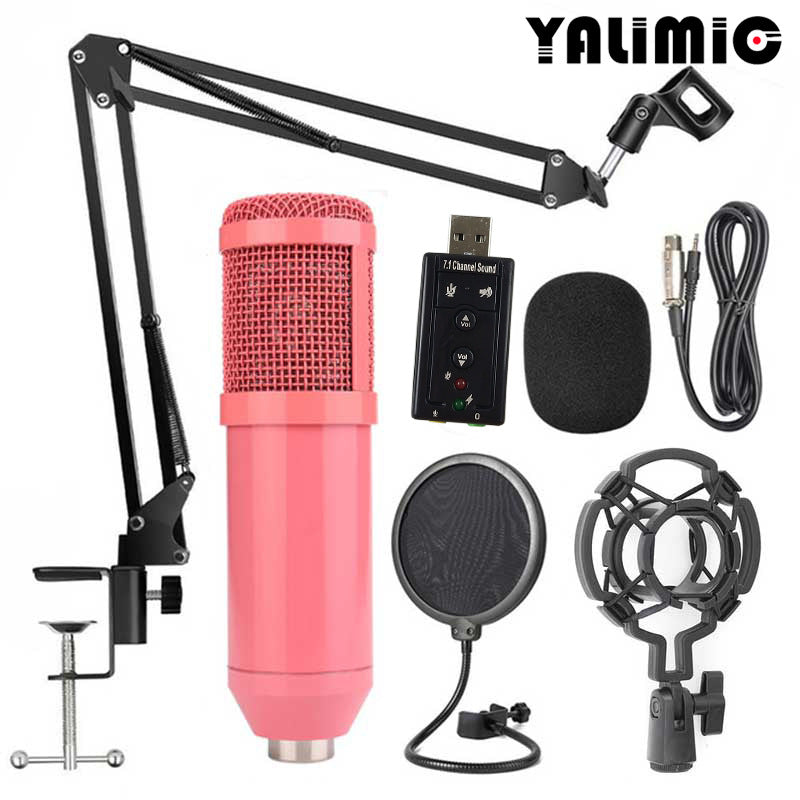 Microphone Bundle BM-800 Mic Set for Studio Recording Microphone 20Hz-20khz Frequency Response Mic best sale