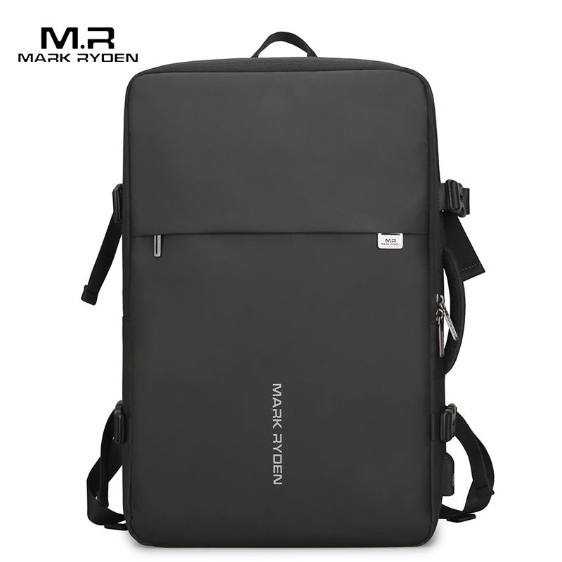 Mark Ryden Expandable Men Backpack Fits 17 inch Laptop USB Recharging Travel Male Bag Mochila
