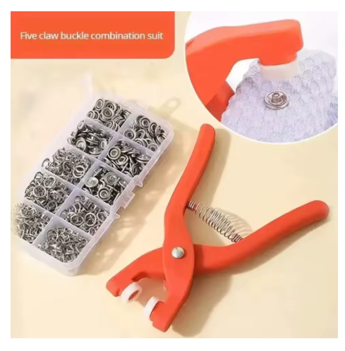 Snap Button Kit With Hand Pressure Plier