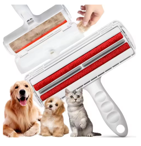 Pet hair removal brush roller