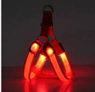 LED Dog Harness Leash Rope Belt