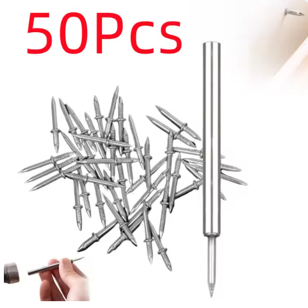 Invisible Double-Sided Single-Headed Nails