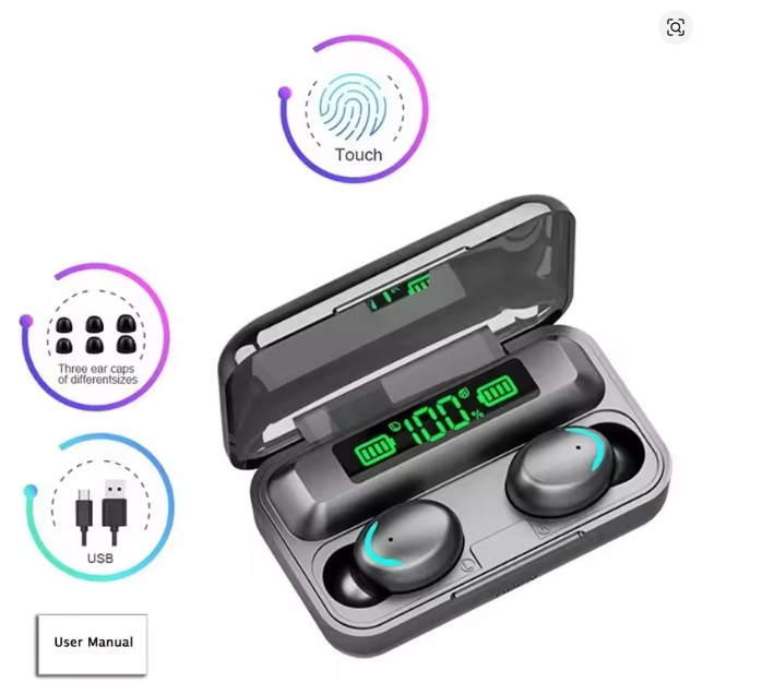 New F9 Bluetooth headsets 5.0 Headphones