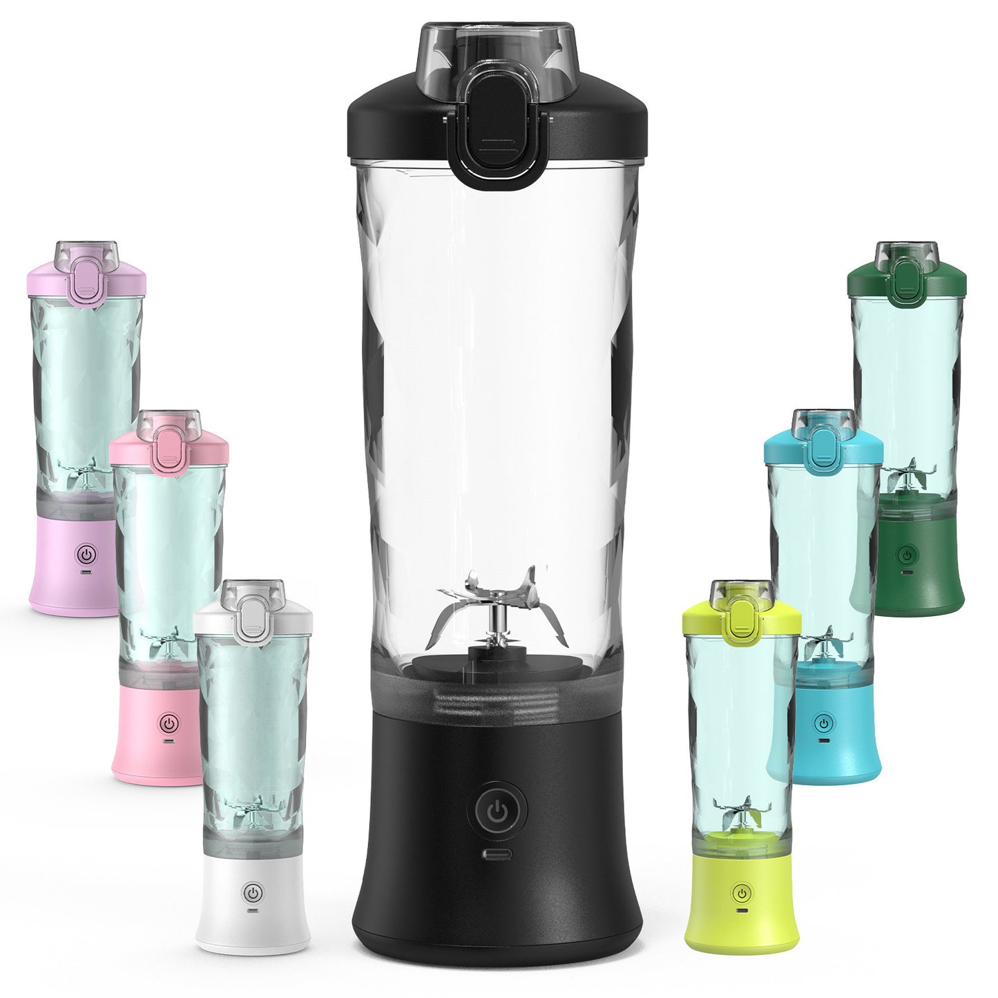 Hot-selling portable large-capacity 600ML sports fitness blender cup