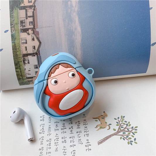 Cute Ponyo Goldfish AirPods Pro Earphone Case