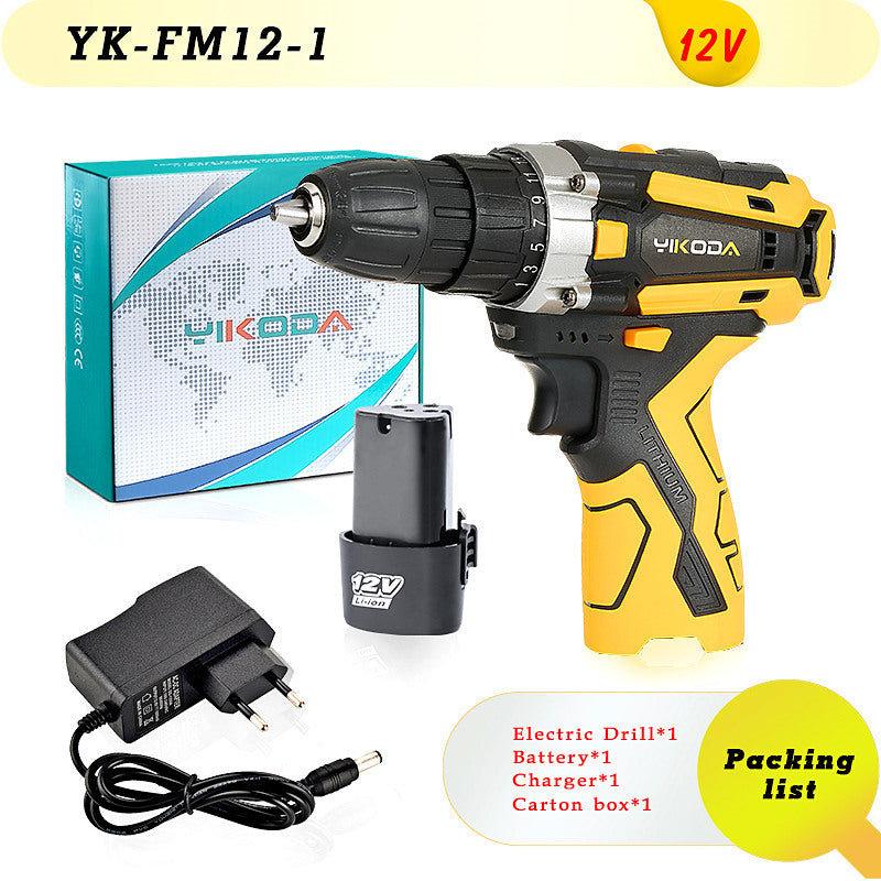 Dual multifunctional electric speed household cordless lithium electric drill