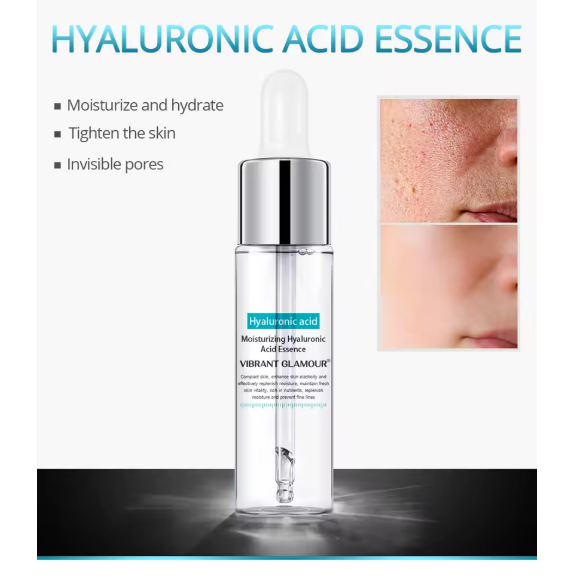 VIBRANT GLAMOUR Hyaluronic Acid Essence Moisturizing Firming Shrinking Pore 15ml