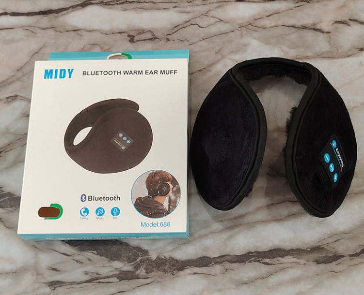 Winter plus velvet smart wireless bluetooth music earmuffs