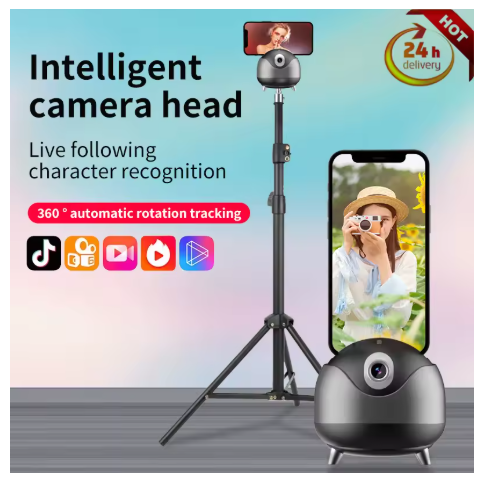 Q8 360 Rotation Automatic AI FACE Tracking Smart Shooting Phone Holder