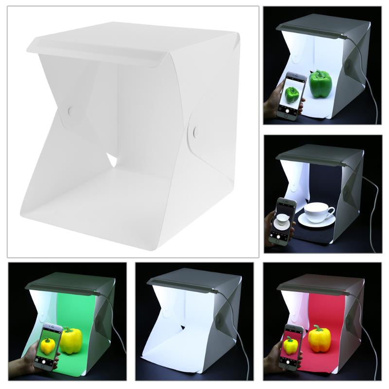 20cm small LED light mini studio soft box portable folding light box photo props