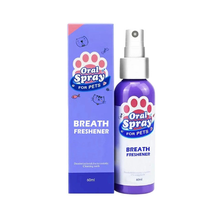 New Pet mouth freshening and sterilizing spray
