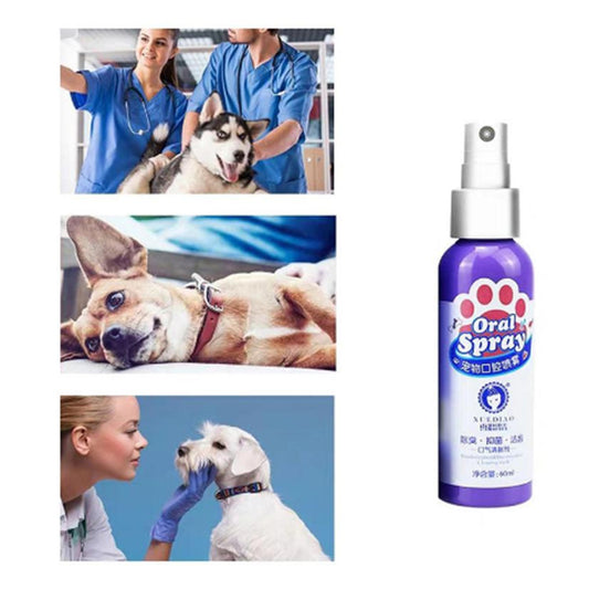 New Pet mouth freshening and sterilizing spray