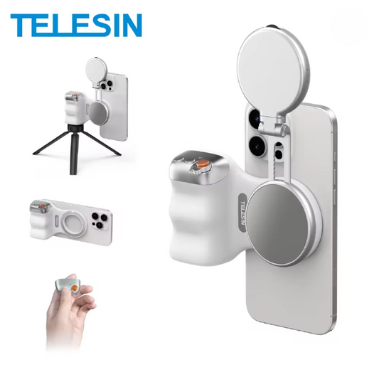 TELESIN Magnetic Phone Camera Shoot Hand Grip Phone Holder