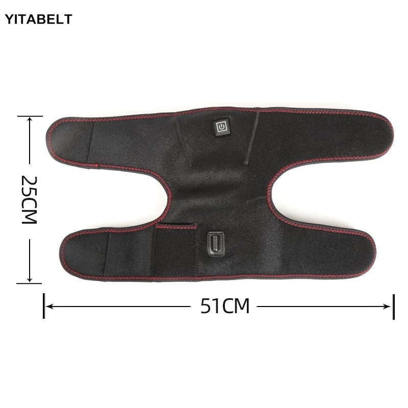 USB Heating Brace Electric Massager Adjustable Temperature