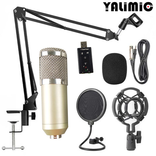 Microphone Bundle BM-800 Mic Set for Studio Recording Microphone 20Hz-20khz Frequency Response Mic best sale