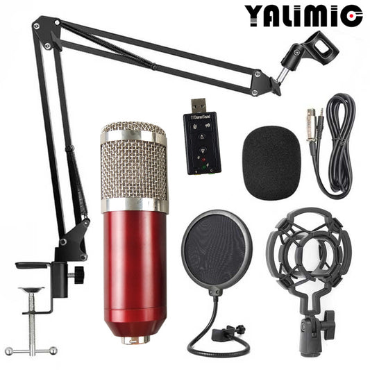 Microphone Bundle BM-800 Mic Set for Studio Recording Microphone 20Hz-20khz Frequency Response Mic best sale