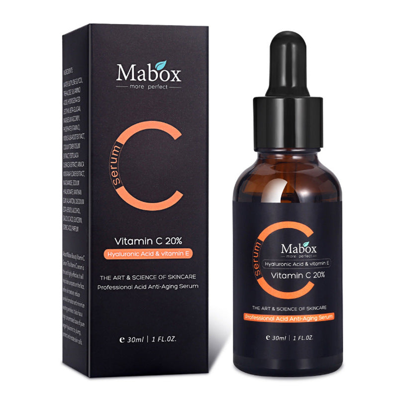 MABOX Vitamin C Facial Serum Hyaluronic Acid Dark Skin Brighten Serum 30ml