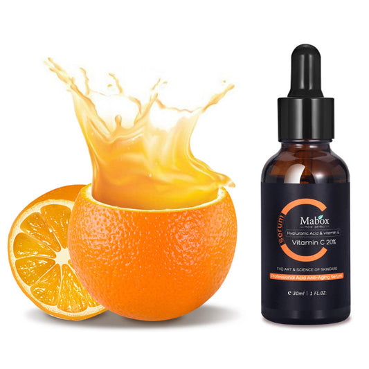 MABOX Vitamin C Facial Serum Hyaluronic Acid Dark Skin Brighten Serum 30ml