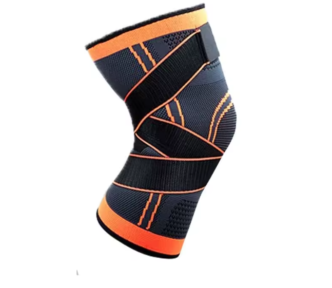 Sports non-slip warm nylon 3D compression knee pads