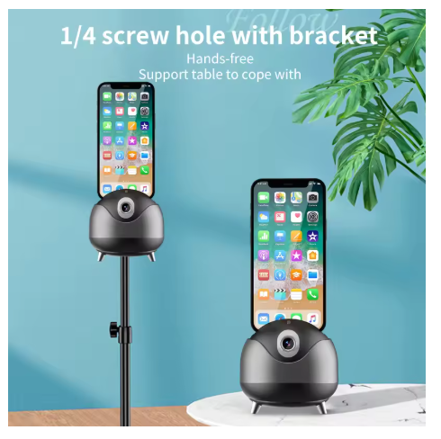 Q8 360 Rotation Automatic AI FACE Tracking Smart Shooting Phone Holder