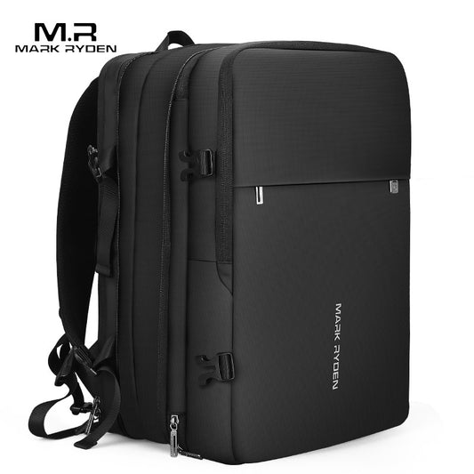 Mark Ryden Expandable Men Backpack Fits 17 inch Laptop USB Recharging Travel Male Bag Mochila