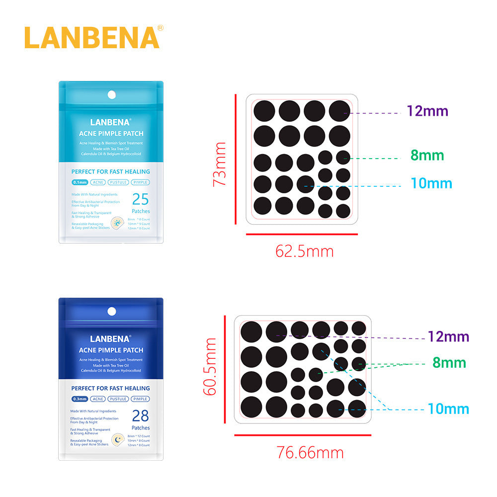 LANBNEA tea tree acne patch daily/night acne patch  Ultra-thin 0.1mm