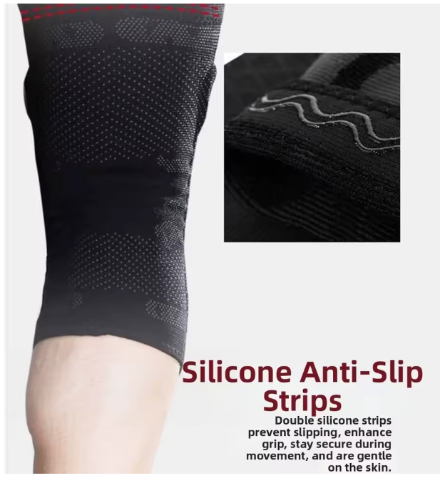 No-Slip Knee Sleeves Protective Gear Silicone Spring Support Knee Pad Riding