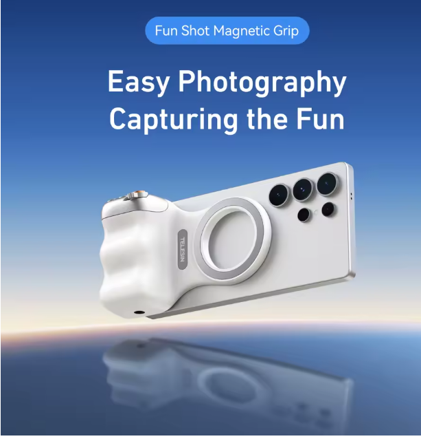 TELESIN Magnetic Phone Camera Shoot Hand Grip Phone Holder