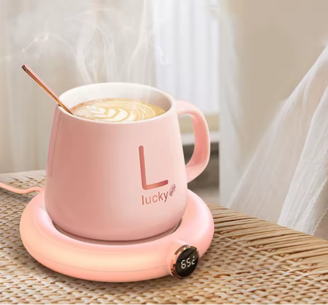 New Home Office 3 Temperatures Adjustable Heat Plate LED Display Electric Heater Mug Pad