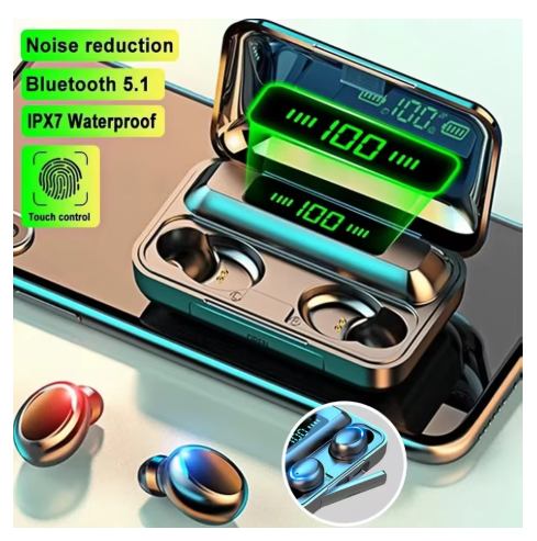 New F9 Bluetooth headsets 5.0 Headphones