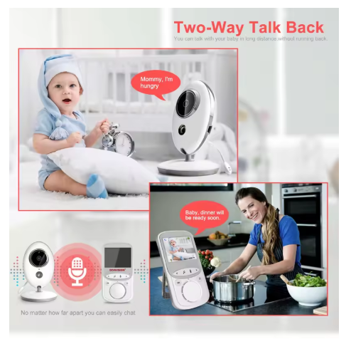 Wireless LCD Audio Video Baby Monitor