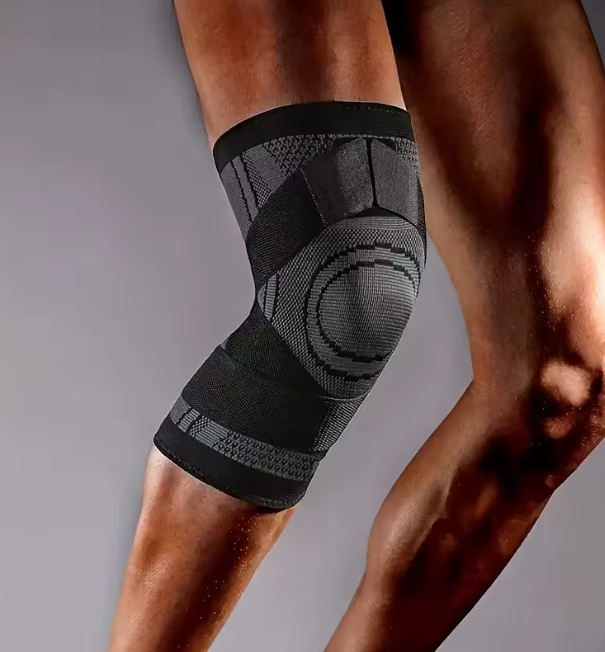 Sports non-slip warm nylon 3D compression knee pads