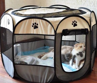 New pet litter kennel tent