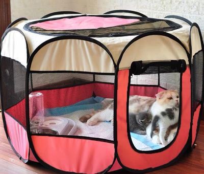 New pet litter kennel tent