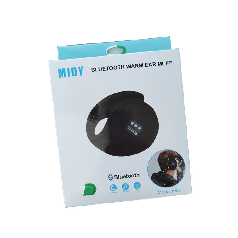 Winter plus velvet  smart wireless bluetooth music earmuffs
