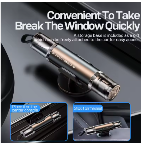Car safety hammer