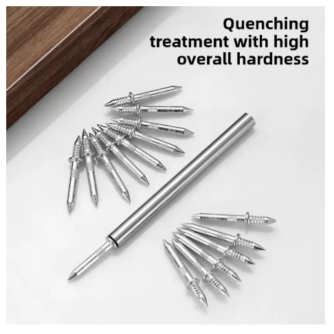 Invisible Double-Sided Single-Headed Nails