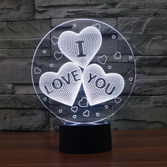 3D Optical Illusion Lamp LED Night Light