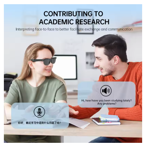 XG88Pro Smart Glasses AI Intelligent Translation Glasses Support 150 Languages