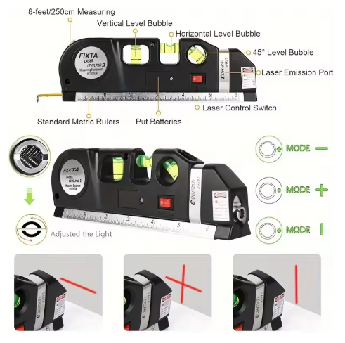 Laser Level Measuring Tool