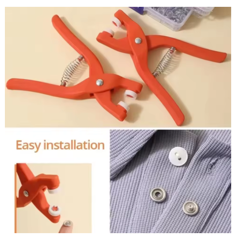 Snap Button Kit With Hand Pressure Plier