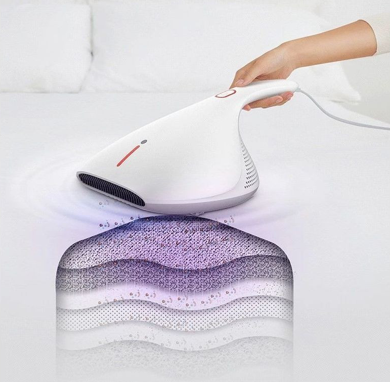 450W germicidal microbial UVC vacuum cleaner, HEPA filter, 8000 rpm, 50 degree air jet, ZeroMax