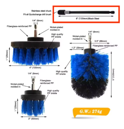 Power Brush Attachment Set