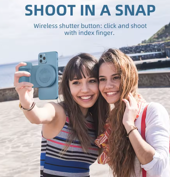 Smartphone Stand Selfie Booster camera Handle Grip