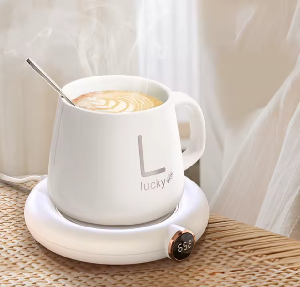 New Home Office 3 Temperatures Adjustable Heat Plate LED Display Electric Heater Mug Pad