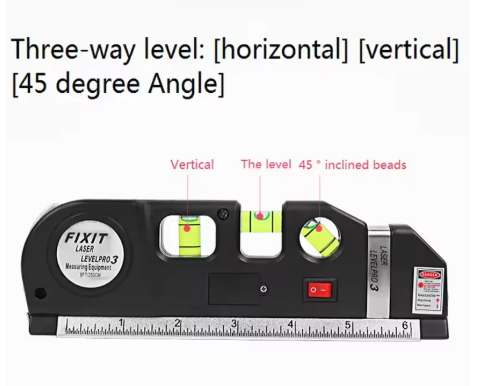 Laser Level Measuring Tool