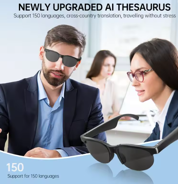 XG88Pro Smart Glasses AI Intelligent Translation Glasses Support 150 Languages